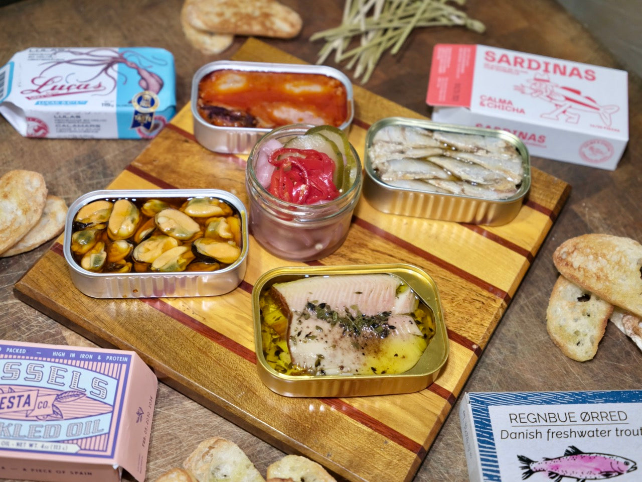 How to Build a Tinned Fish Board