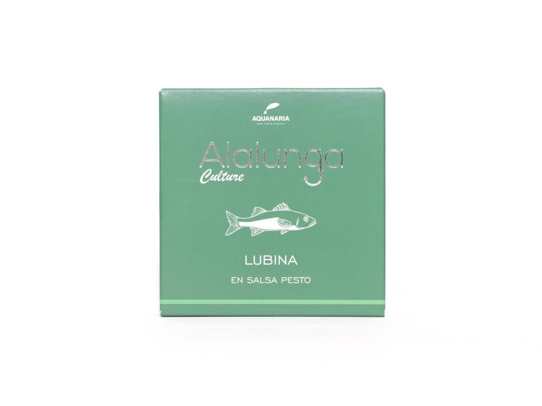 Alalunga Lubina Seabass en Salsa Pesto
