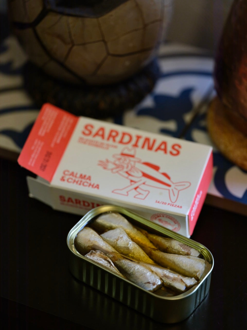 Calma & Chicha Small Sardines in Hot Olive Oil (16/20)