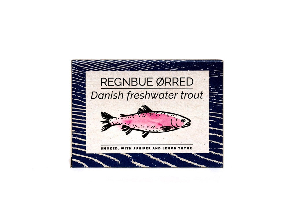 Fangst Regnbue Ørred Danish Freshwater Trout