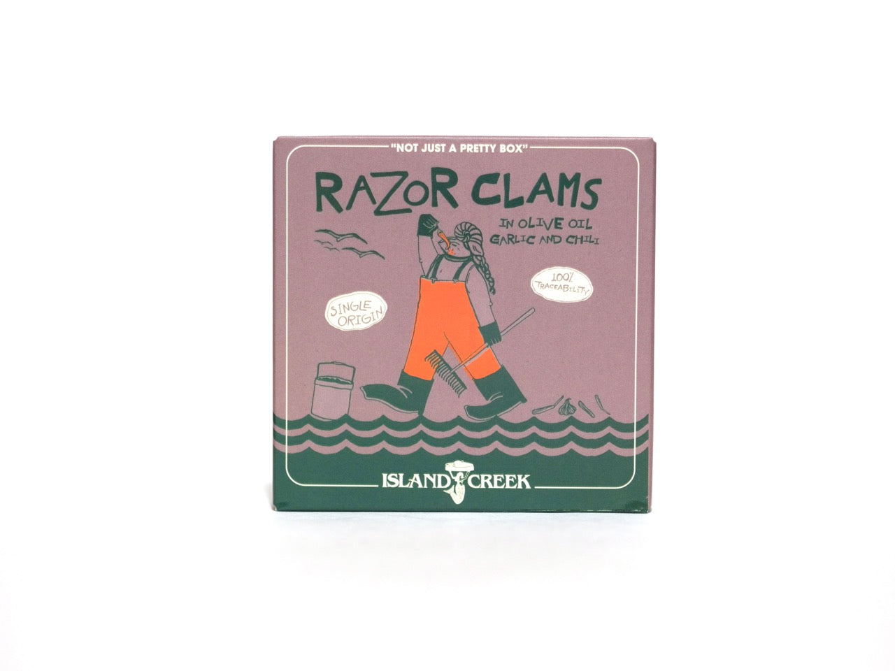 Island Creek Razor Clams in Olive Oil, Chili & Garlic
