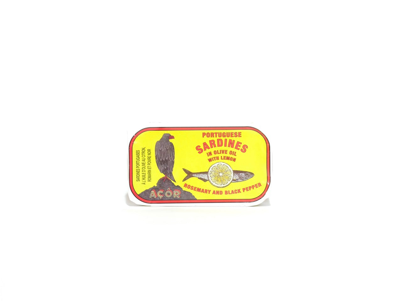 Açor Sardines w/ Lemon, Rosemary & Black Pepper in Olive Oil