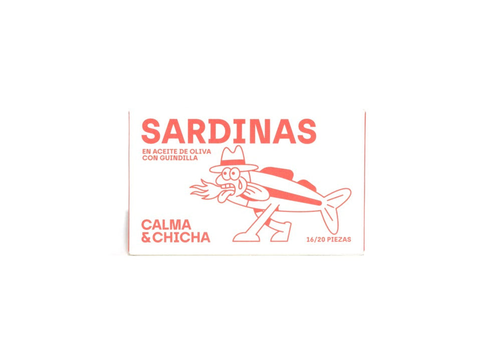 Calma & Chicha Small Sardines in Hot Olive Oil (16/20)