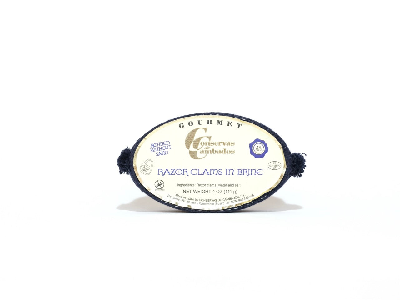 Conservas de Cambados Razor Clams in Brine 4/6