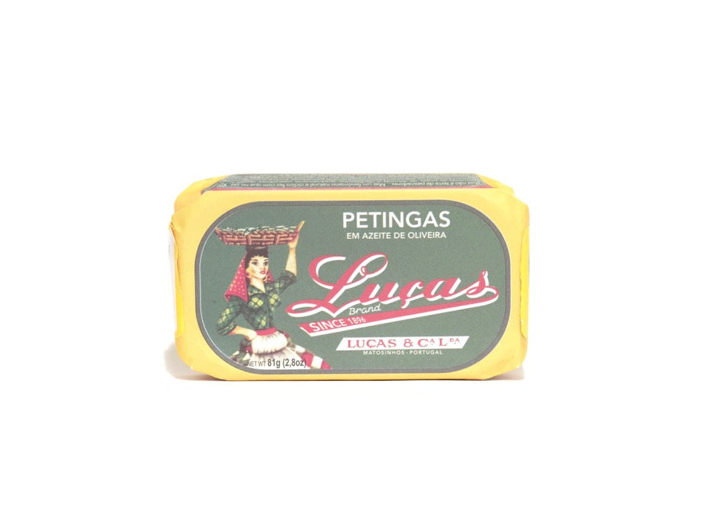 Luças Petingas in Olive Oil