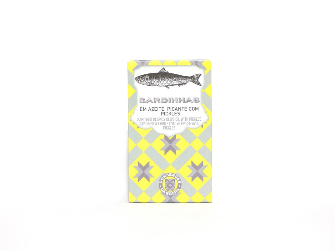 Da Rocha Sardines in Spicy Olive Oil with Pickles