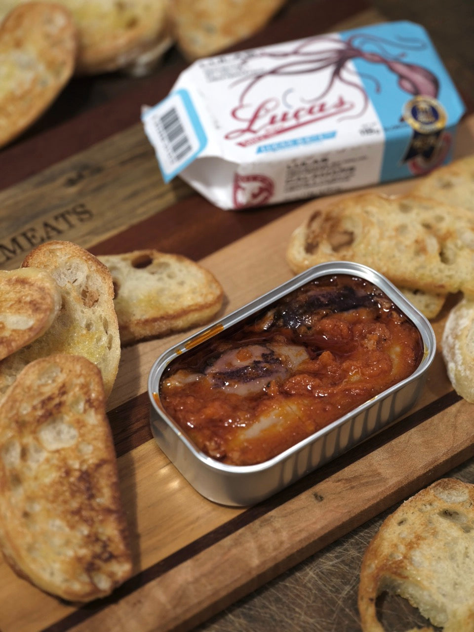 Luças Stuffed Squids in Mediterranean Sauce